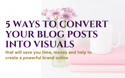 5 Ways to Convert Your Blog Posts into Visuals