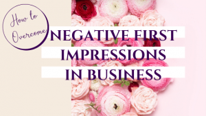 Negative First Impressions