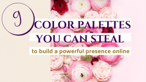 Color Palette Online Branding